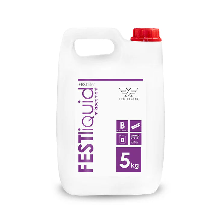 Set 17,5 kg of microcement FESTFLOOR Life (12.5 kg FESTpowder + 5 kg FESTliquid polymer)
